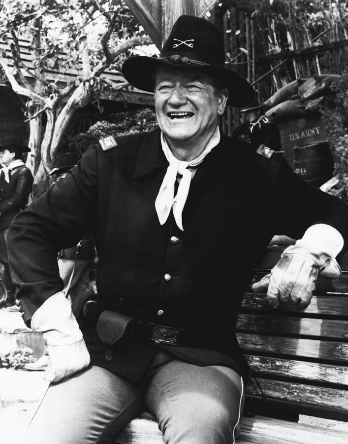 John Wayne Photograph - John Wayne #4 by Retro Images Archive