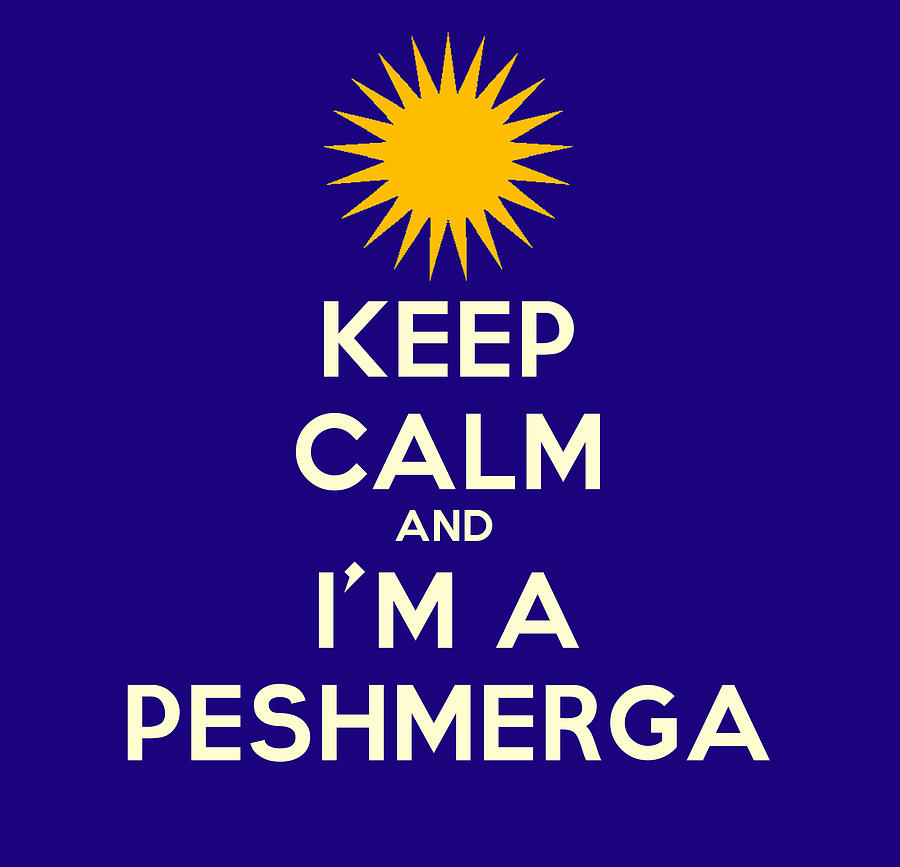 Turkey Painting - Keep Calm And I m A Peshmerga #4 by Celestial Images