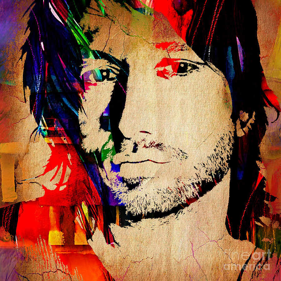 Nashville Mixed Media - Keith Urban Collection #4 by Marvin Blaine