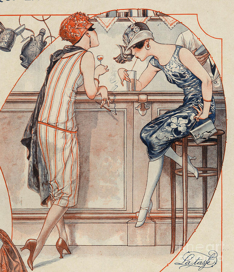 La Vie Parisienne 1925 1920s France Drawing by The Advertising Archives