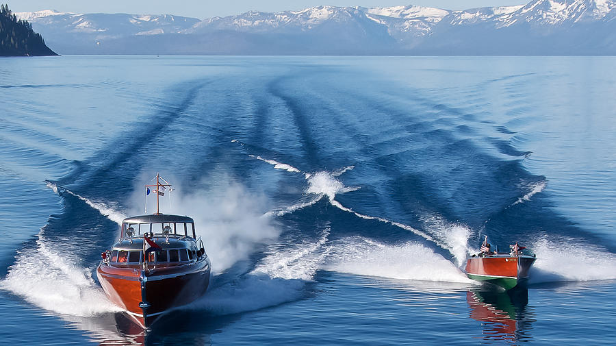 Lake Tahoe Wooden Boats #2 Photograph by Steven Lapkin