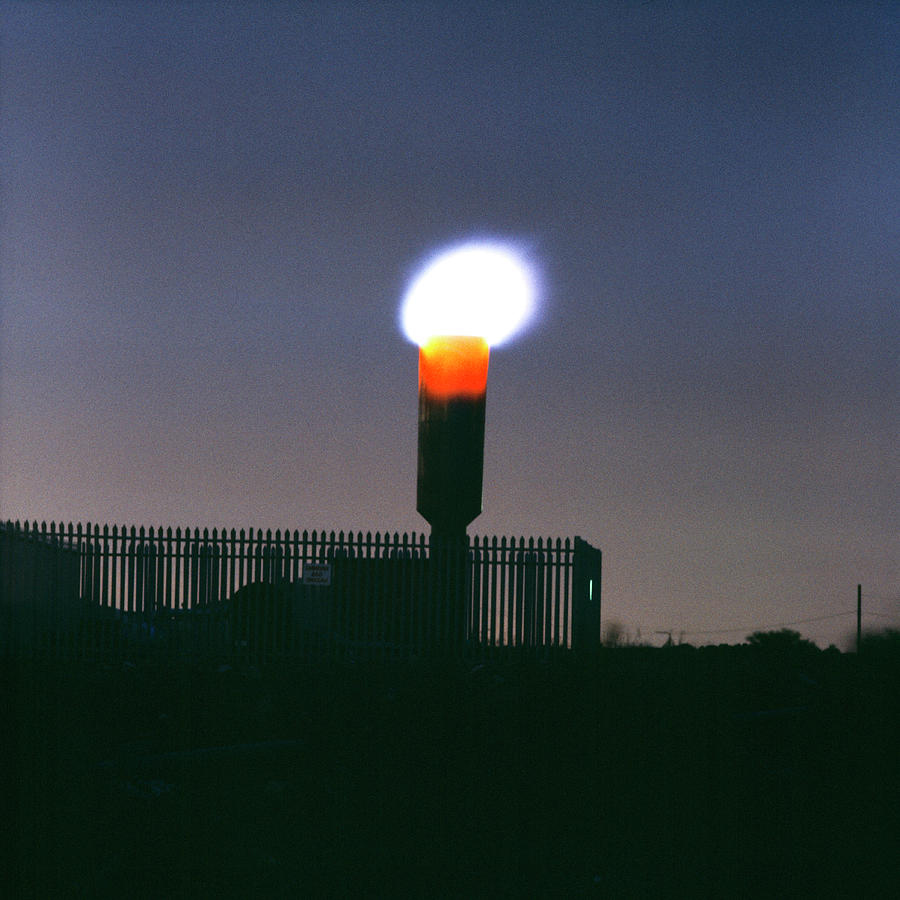 Landfill Gas Flare Photograph by Robert Brook/science Photo Library ...