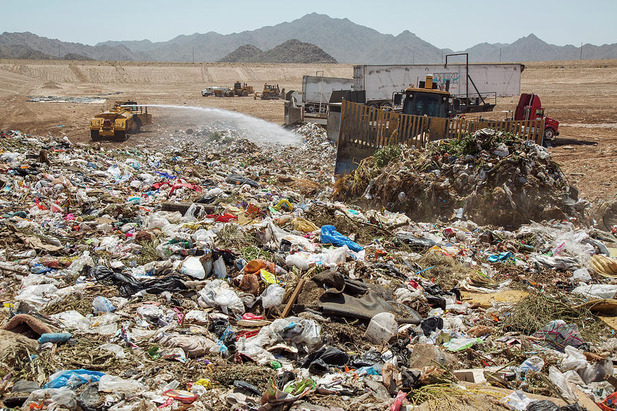 Landfill Waste Disposal Site Photograph by Peter Menzel