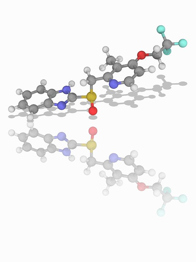 Lansoprazole Drug Molecule Photograph by Laguna Design/science Photo ...