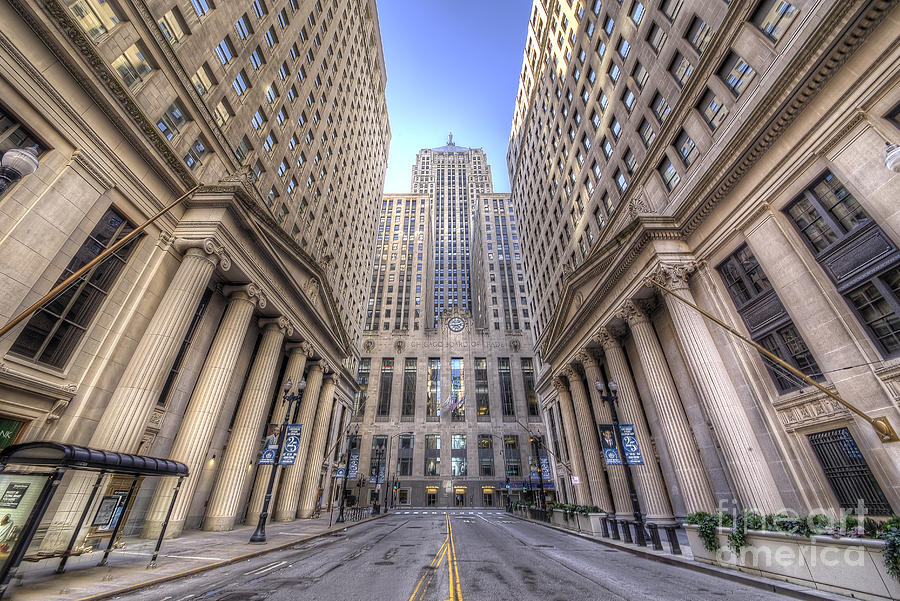 LaSalle Street in Chicago Photograph by Twenty Two North Photography ...