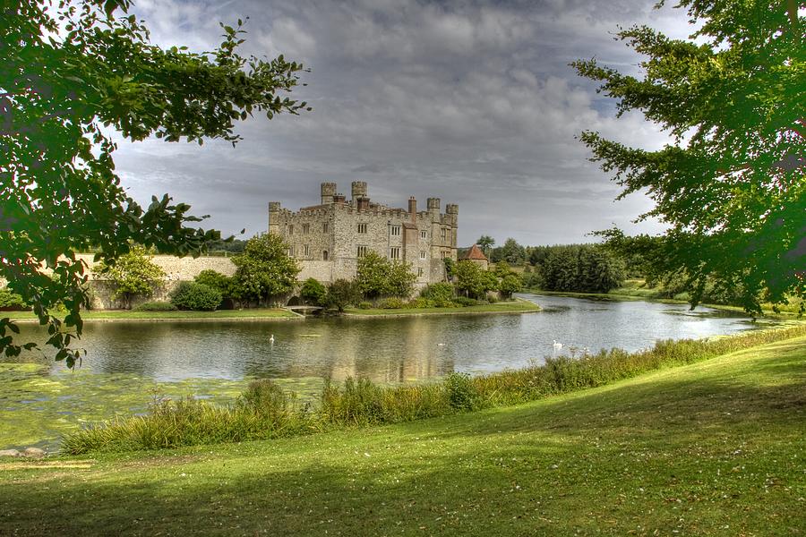 Leeds Castle Kent and mote #4 Photograph by David French