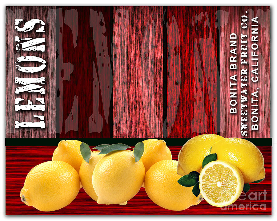 Lemon Mixed Media - Lemon Farm #3 by Marvin Blaine
