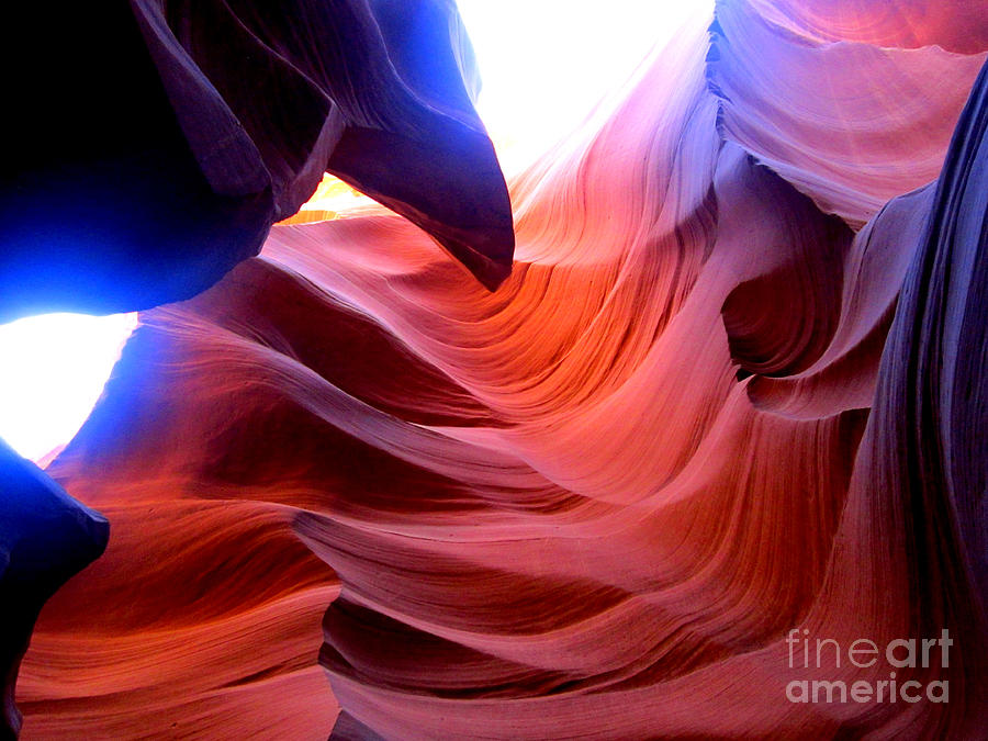 light symphony of Antelope canyon #4 Photograph by Kumiko Mayer