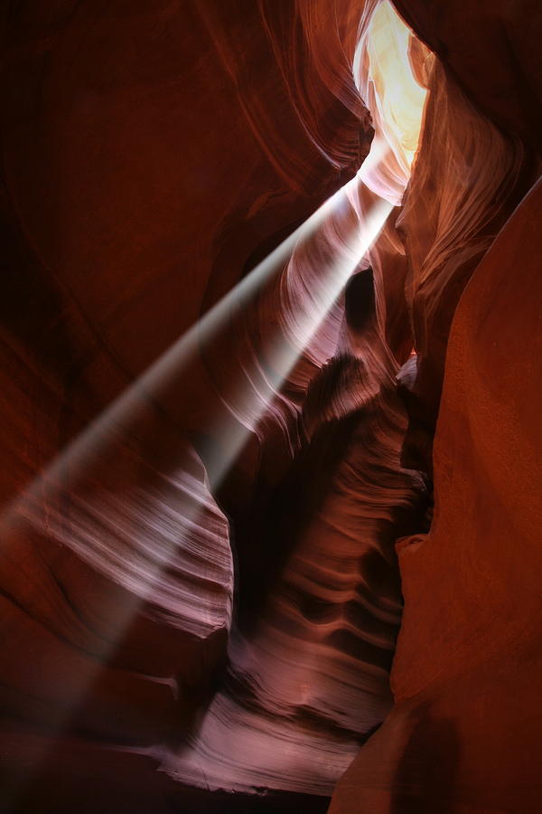 Light beam at Antelope Canyon #4 Photograph by Jetson Nguyen