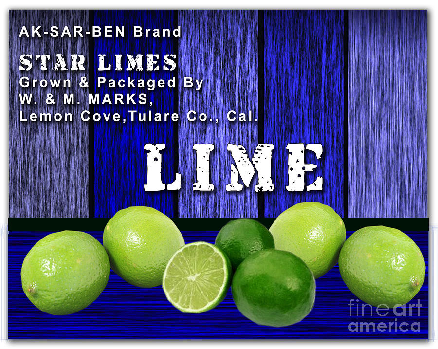 Fruit Mixed Media - Lime Farm #4 by Marvin Blaine