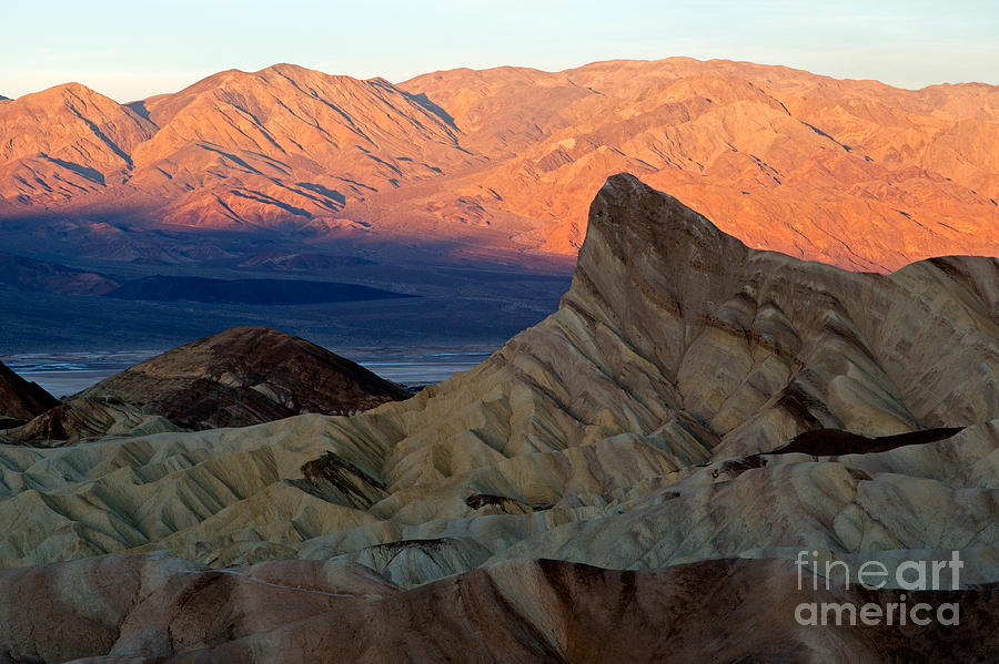 Manly Beacon Zabrinskie Point Death Valley National Park #4 Photograph by Fred Stearns