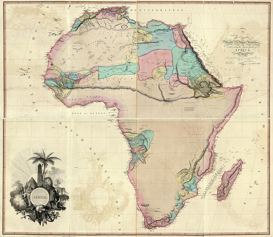 Map Of Africa #4 Photograph by Library Of Congress, Geography And Map Division