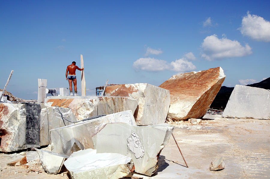 Marble Quarry #4 Photograph by Mauro Fermariello/science Photo Library