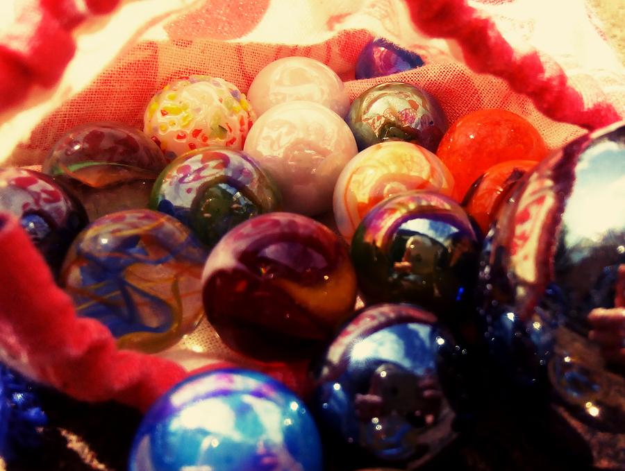 Ball Photograph - Marbles #4 by Candy Floss Happy