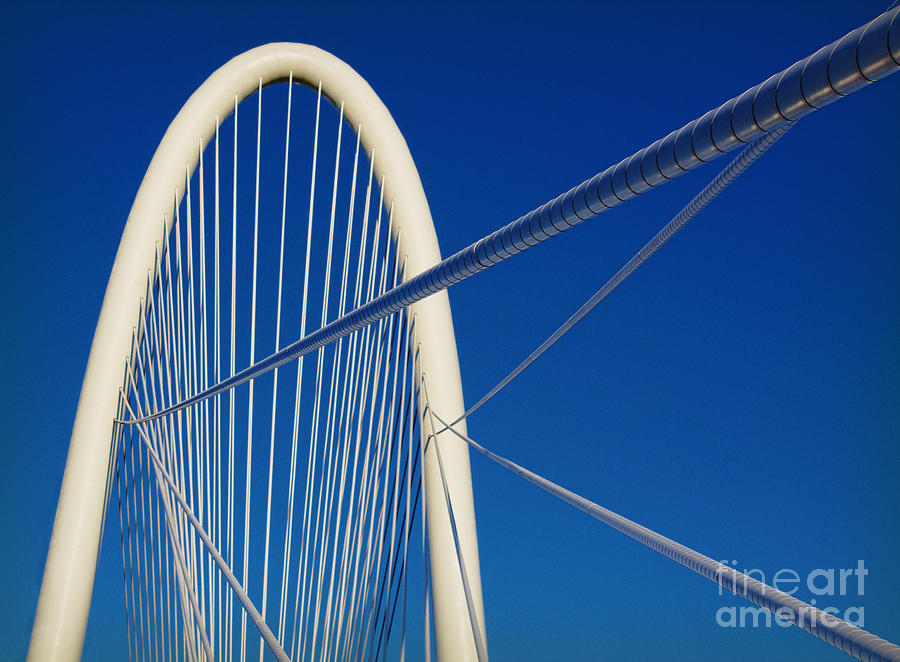 Dallas Photograph - Margaret Hunt Hill Bridge #3 by Elena Nosyreva
