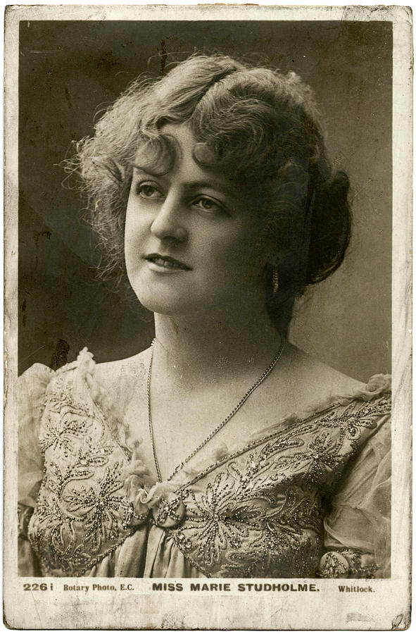 Marie Studholme (1872 - 1930), English Photograph By Mary Evans Picture 