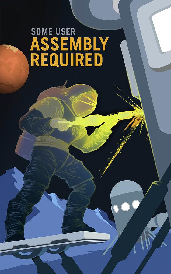 Artwork Photograph - Mars Explorer Recruitment Poster by Nasa/science Photo Library Artwork Photograph - Mars Explorer Recruitment Poster by Nasa/science Photo Library