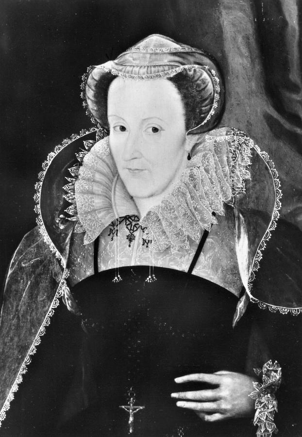Mary, Queen Of Scots (1542-1587) #4 Painting by Granger