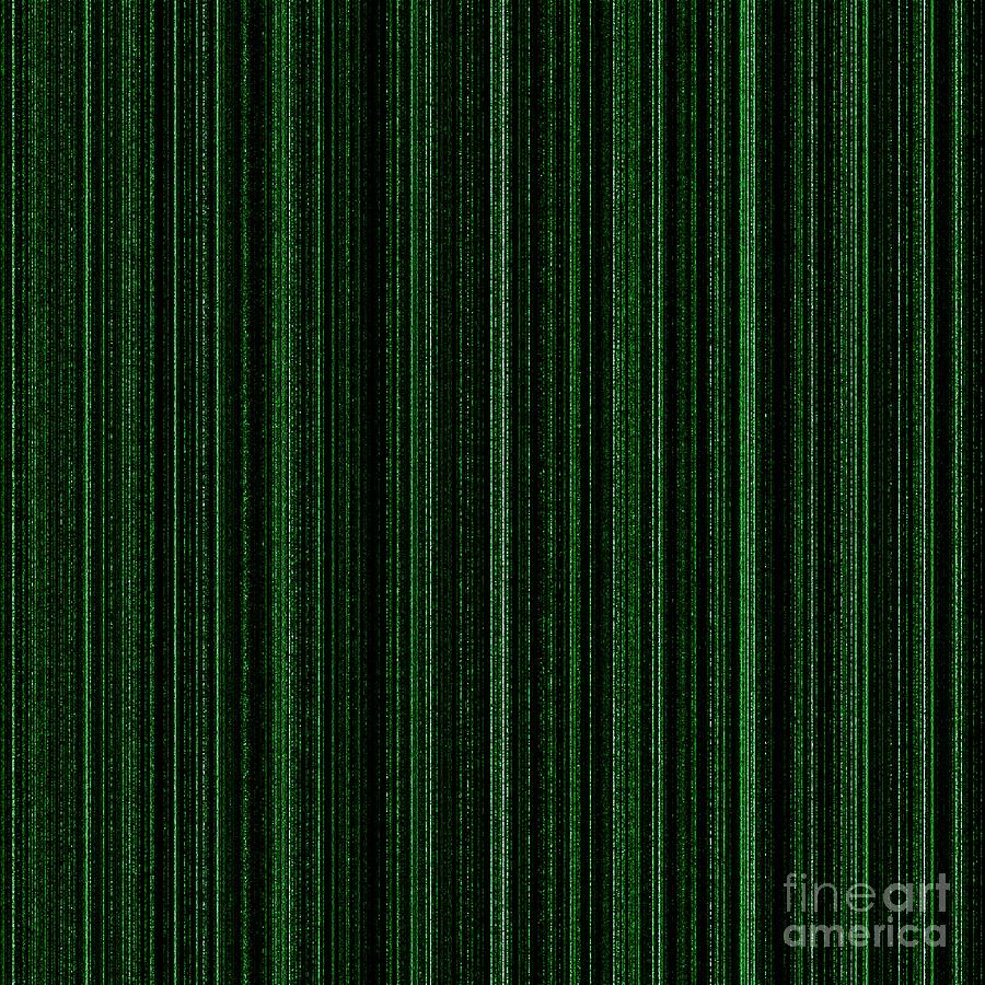 Matrix Green #4 Digital Art by Henrik Lehnerer