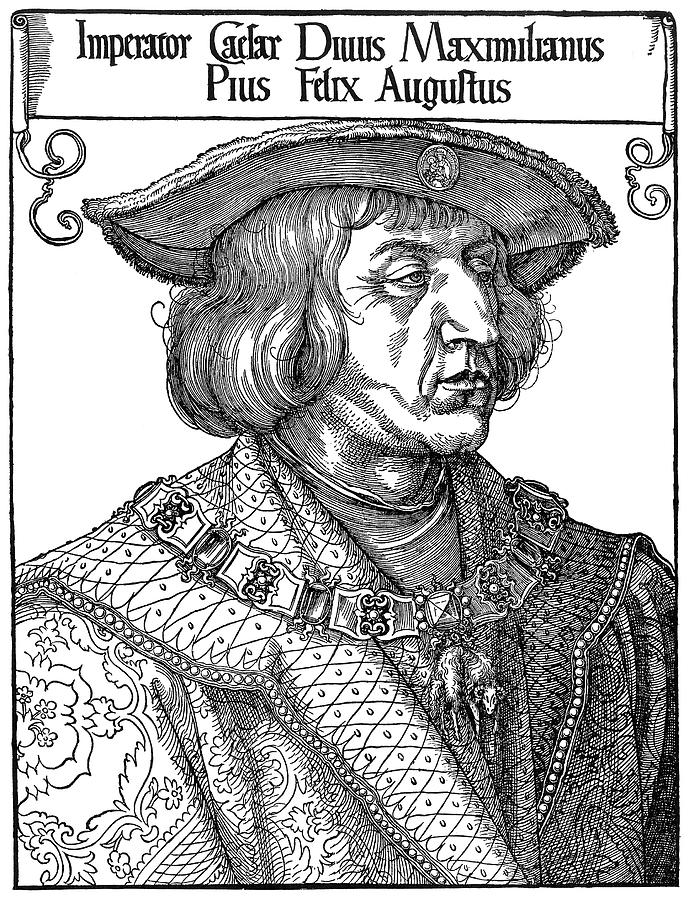 Maximilian I (1459-1519) #4 Painting by Granger