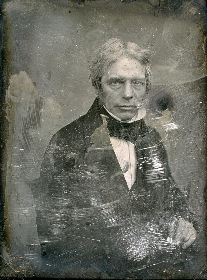 Michael Faraday Photograph by Mathew Brady