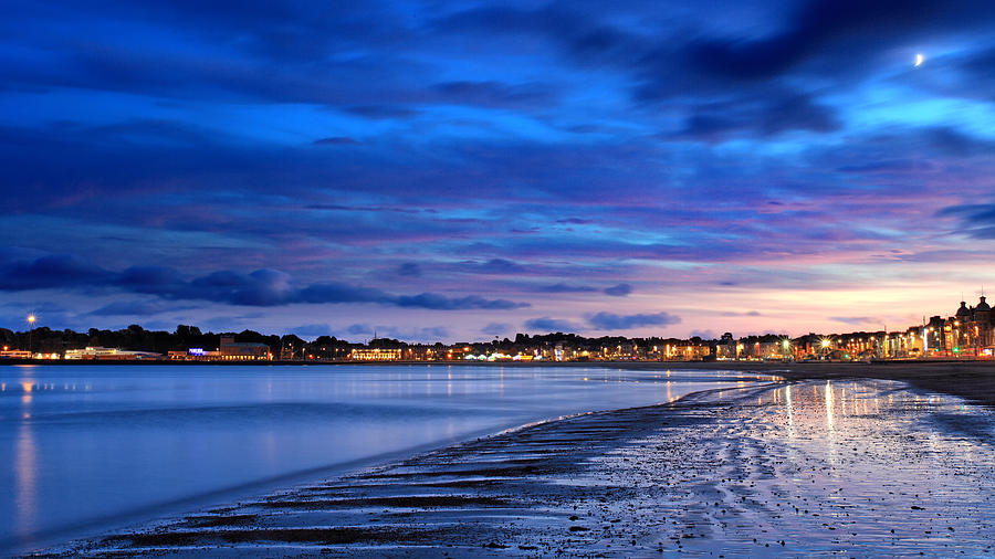 Summer Photograph - Mid Winter Sunset Weymouth Beach #4 by Ollie Taylor