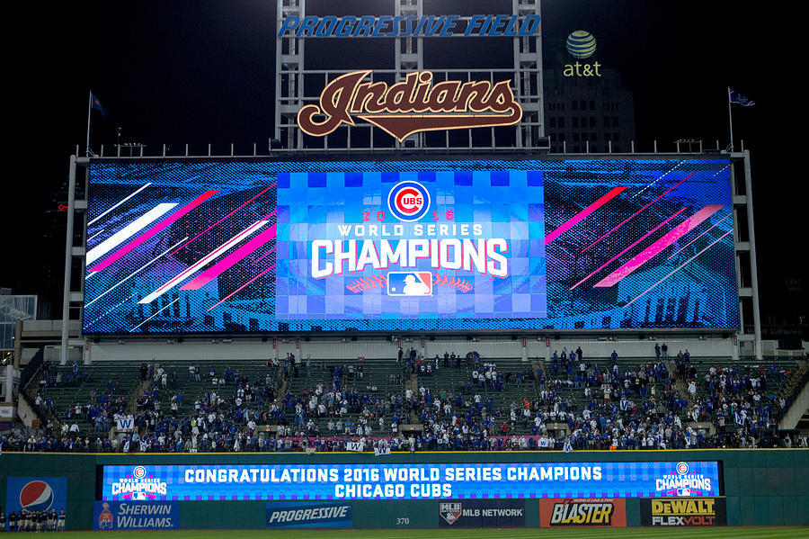 MLB: NOV 02 World Series - Game 7 - Cubs at Indians #4 Photograph by Icon Sportswire