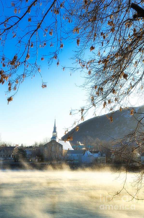 Mont Saint Hilaire Quebec Winter #4 Photograph by Laurent Lucuix