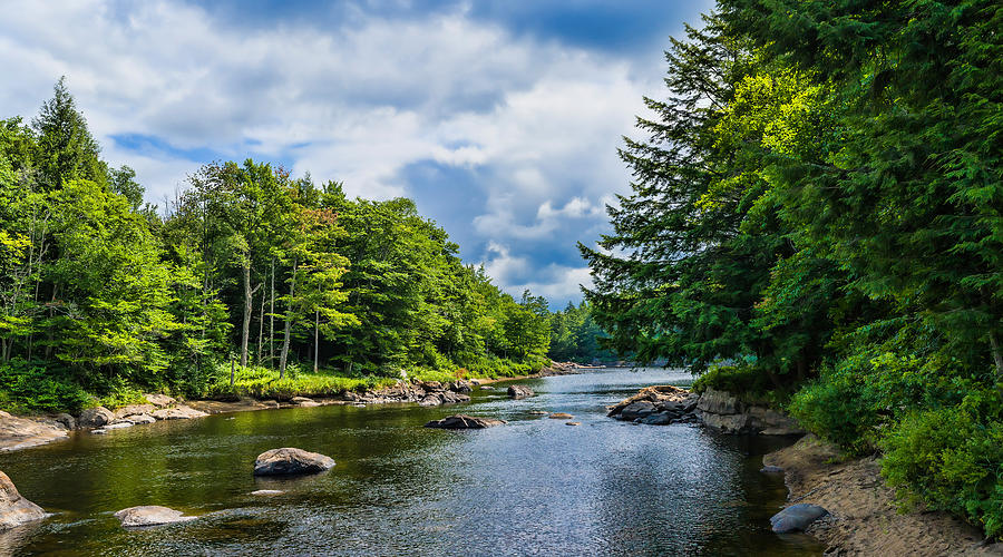 Moose River In The Adirondack Photograph by Panoramic Images - Fine Art ...