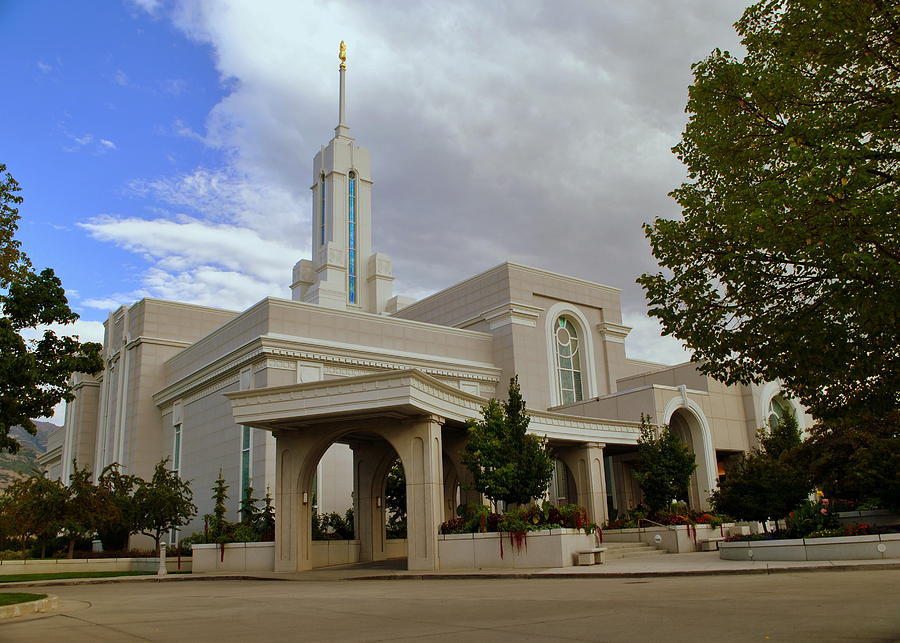 Mount Timpanogos LDS Temple Photograph by Nathan Abbott - Fine Art America