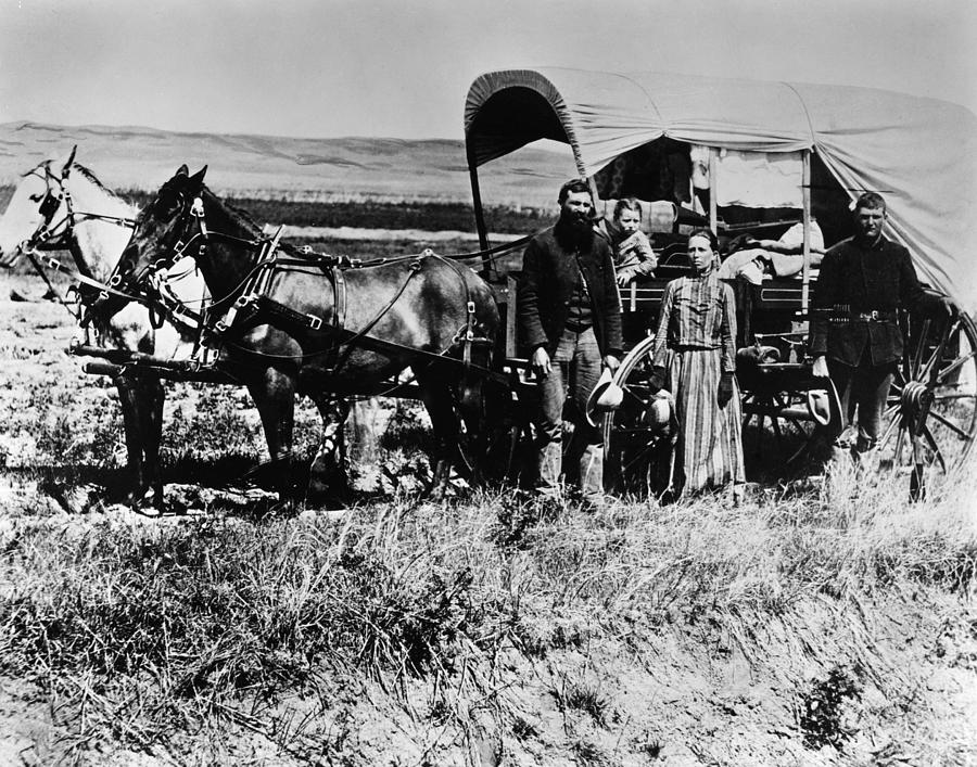 Nebraska Settlers, 1886 Photograph By Granger - Fine Art America