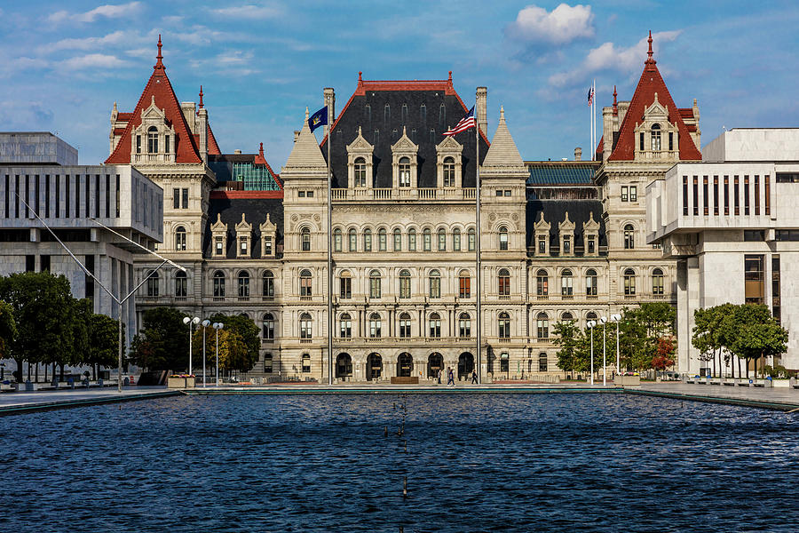 New York, Albany, New York State Capitol #4 Photograph by Panoramic Images