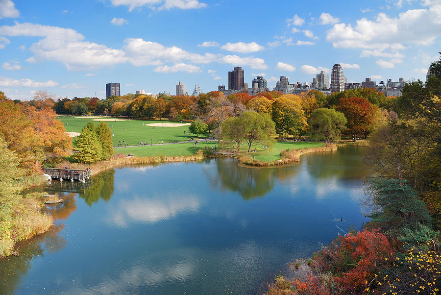 New York City Manhattan Central Park #4 Photograph by Songquan Deng