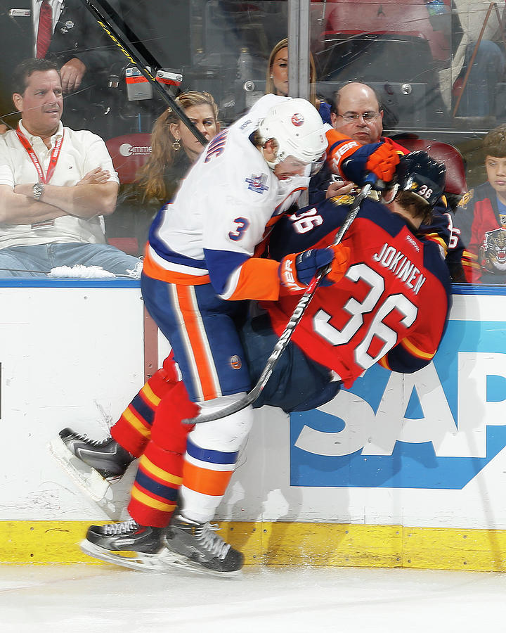 New York Islanders V Florida Panthers - #4 Photograph by Joel Auerbach