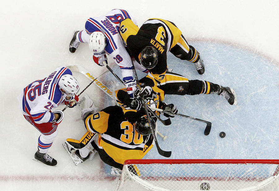 New York Rangers V Pittsburgh Penguins Photograph by Justin K. Aller
