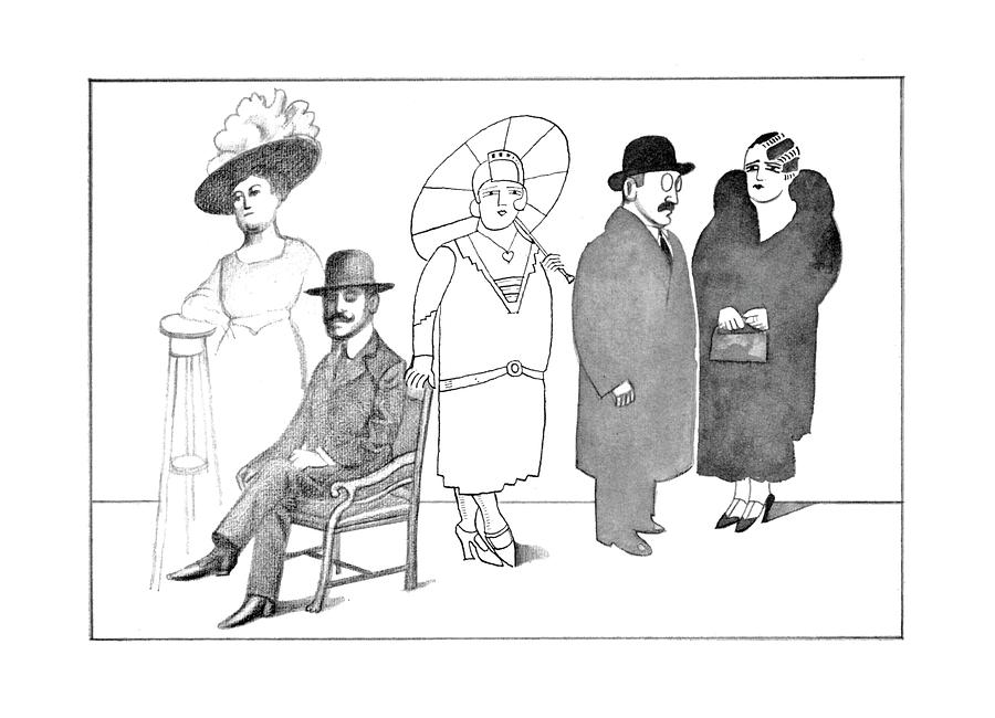 New Yorker December 25th, 1978 Drawing by Saul Steinberg