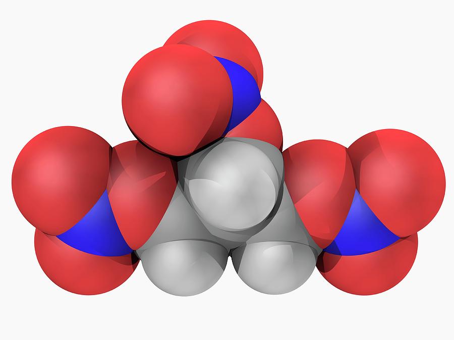 Nitroglycerin Molecule #4 Photograph by Laguna Design/science Photo Library