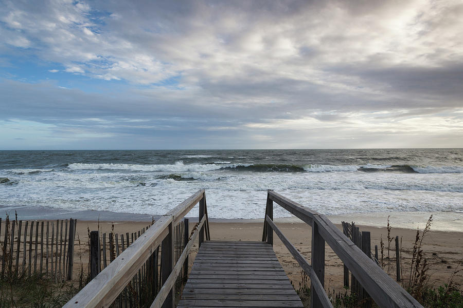 Beach Photograph - North Carolina, Outer Banks National #4 by Walter Bibikow