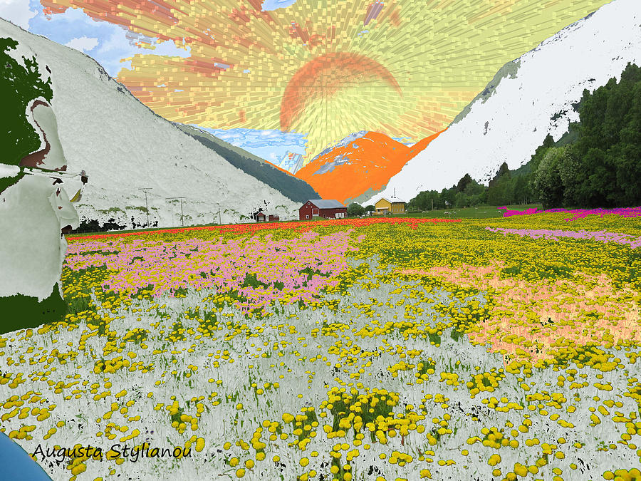 Norway landscape. #4 Digital Art by Augusta Stylianou