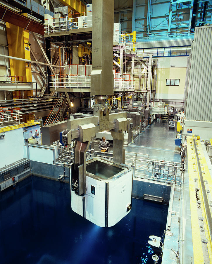 Nuclear Waste Storage Photograph by Steve Allen/science Photo Library ...