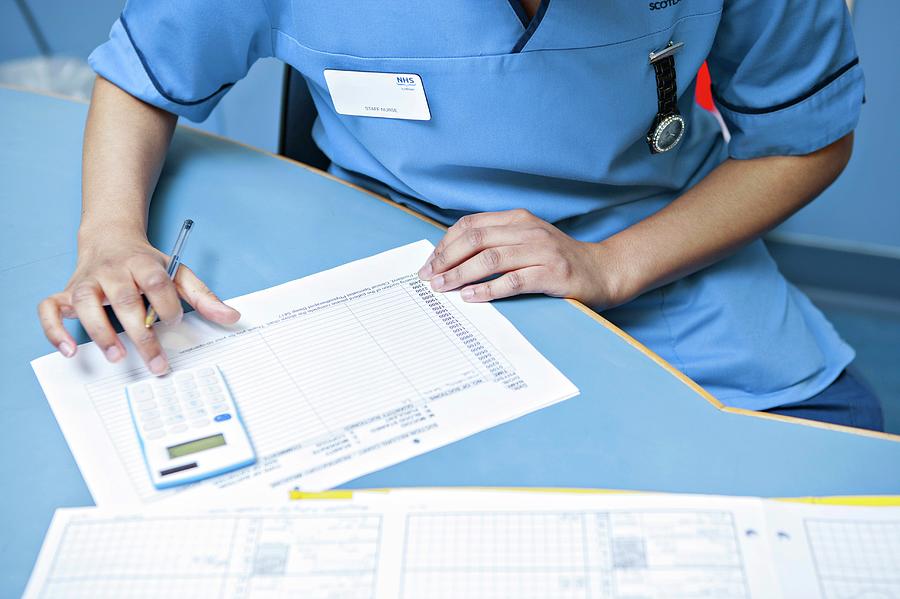 Nurse Writing Up Notes #4 Photograph by Science Photo Library Nurse Writing Up Notes #4 Photograph by Science Photo Library