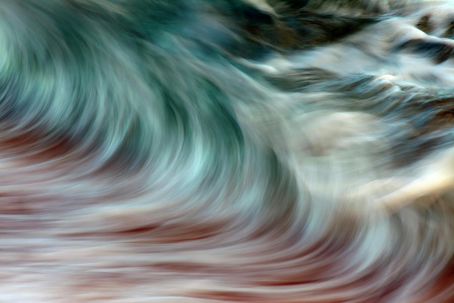Ocean Wave Blurred By Motion  Hawaii #4 Photograph by Vince Cavataio