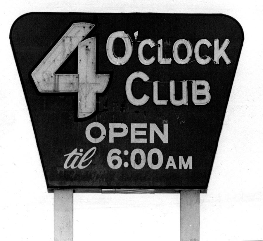 Miami Photograph - 4 OClock Club  by Retro Images Archive