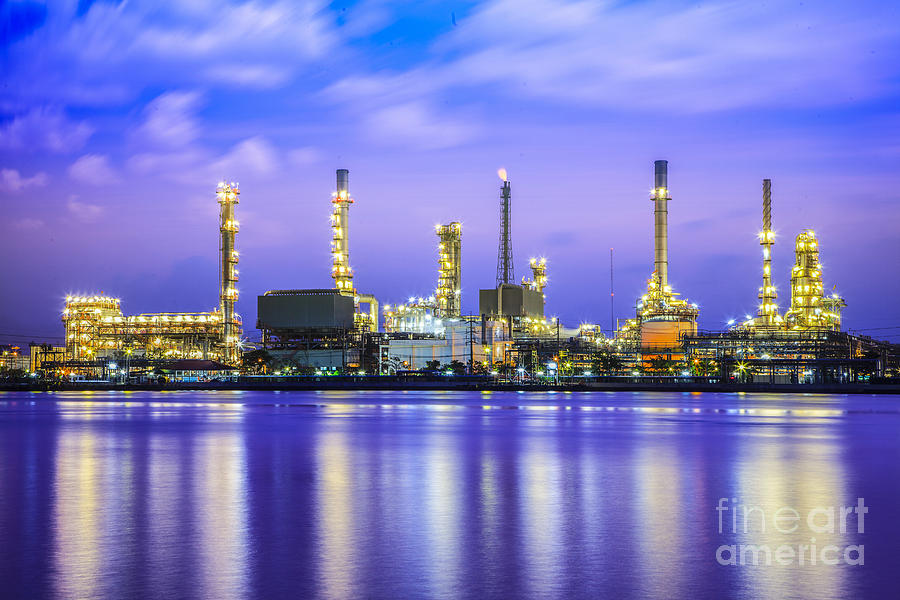 Oil Refinery Plant #4 Photograph by Anek Suwannaphoom
