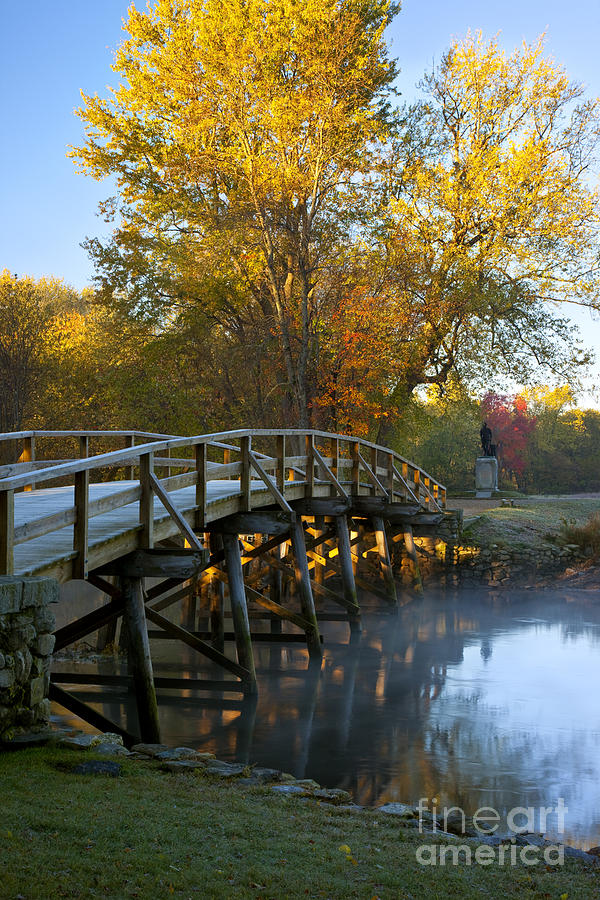 Old North Bridge Concord Photograph by Brian Jannsen