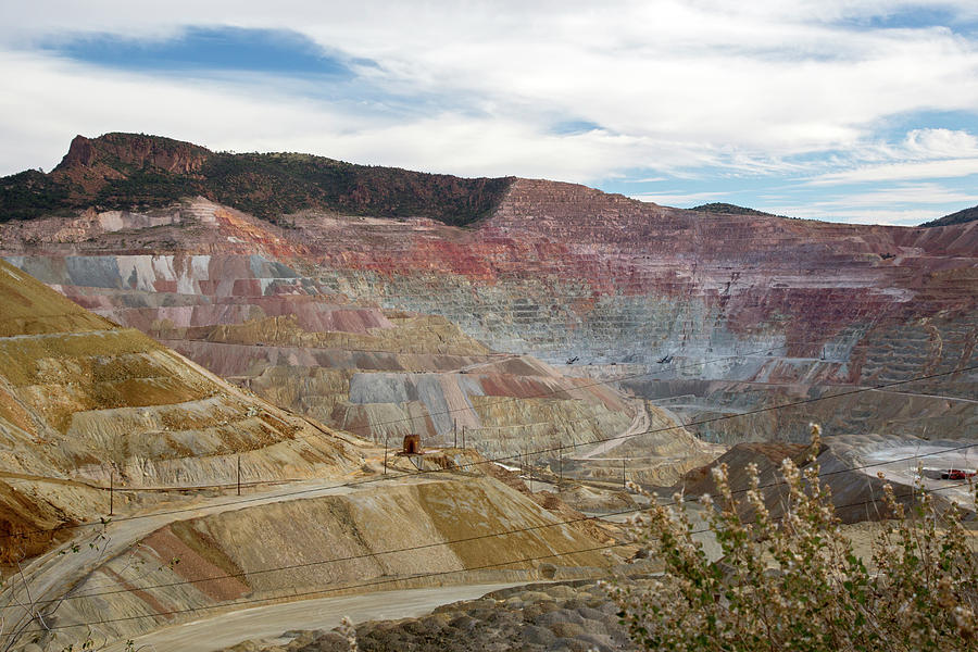Landscape Photograph - Open-cast Copper Mine #4 by Jim West