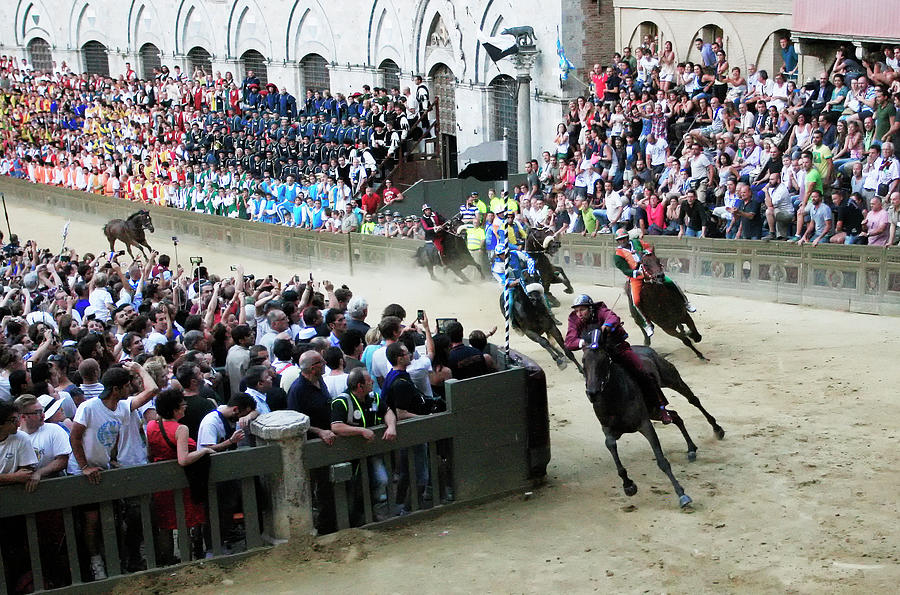 Palio Di Siena Horse Race #4 Photograph by Ronald C. Modra/sports Imagery