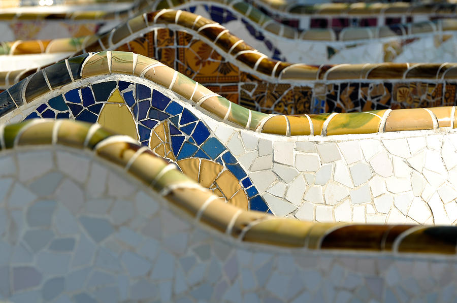 Park Guell Barcelona Spain #4 Photograph by Brandon Bourdages