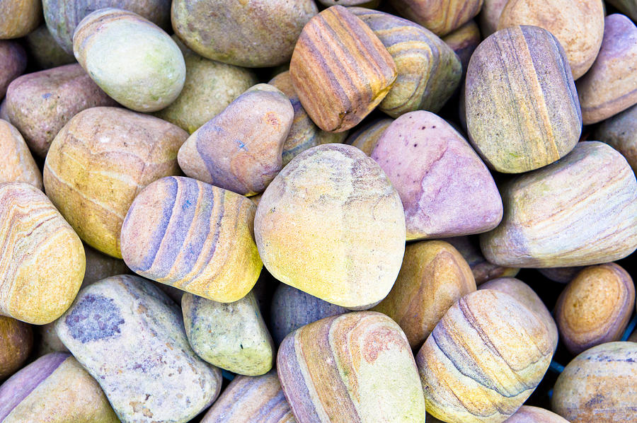 Abstract Photograph - Pebbles #4 by Tom Gowanlock