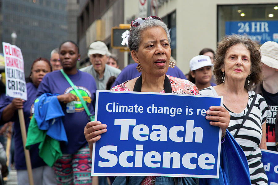 New York City Photograph - Peoples Climate March #4 by Jim West
